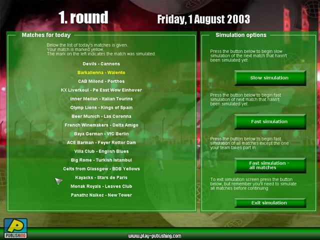 Super League Manager 2005 — скриншот 5