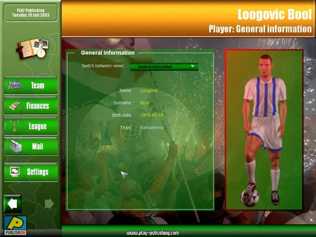 Super League Manager 2005 - кадр 10