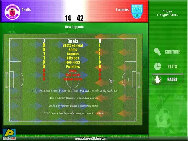 Super League Manager 2005 - кадр 4