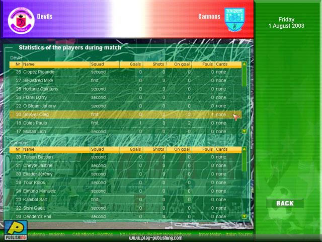 Super League Manager 2005 — скриншот 1