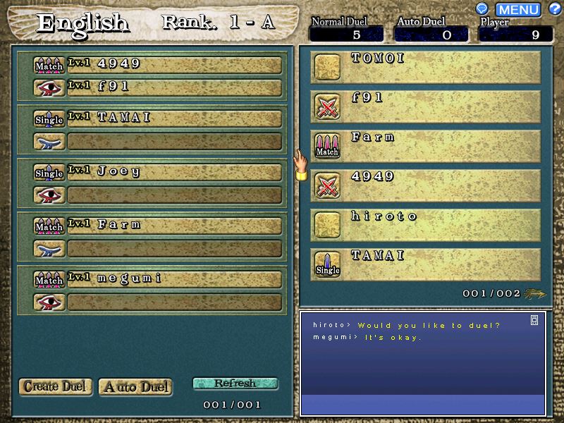 Yu-Gi-Oh! Online — скриншот 2