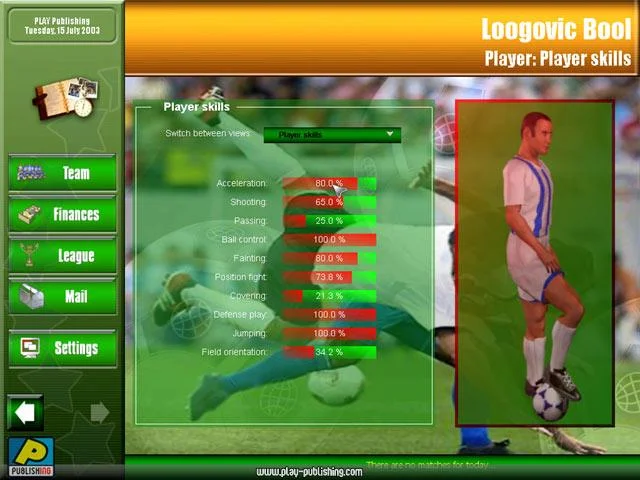 Super League Manager 2005 - кадр 9