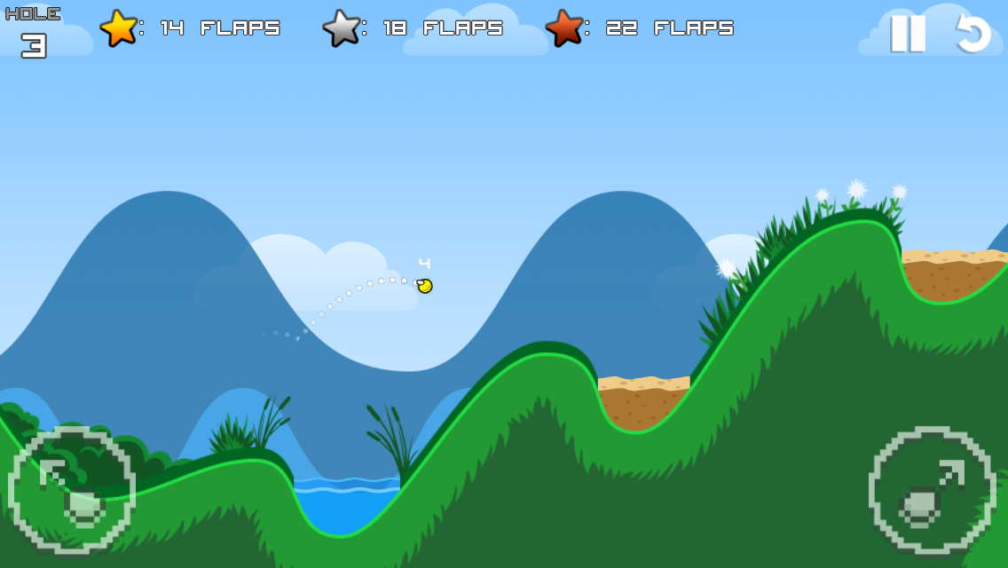 Flappy Golf — скриншот 1