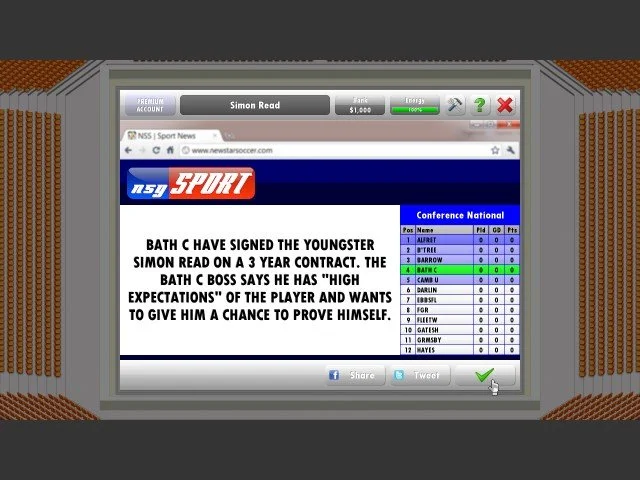 New Star Soccer 5 - кадр 1