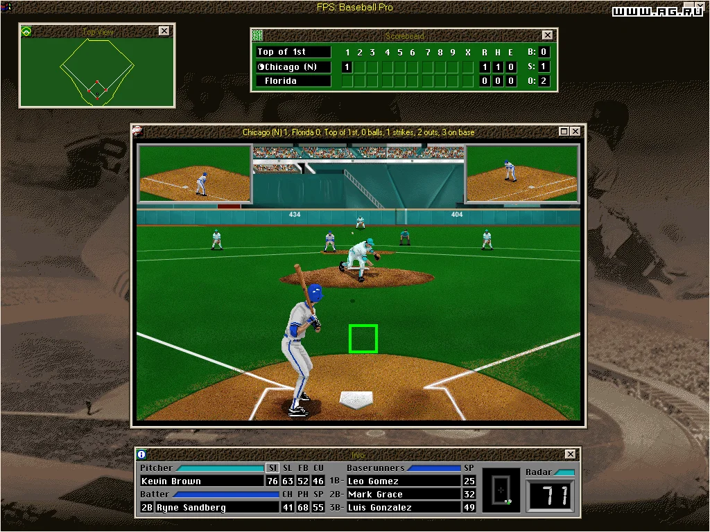 Front Page Sports: Baseball Pro '98 - кадр 8