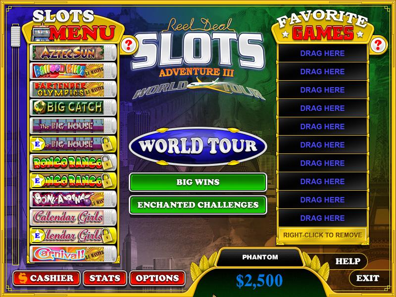 Reel Deal Slots: Adventure 3 World Tour — скриншот 1
