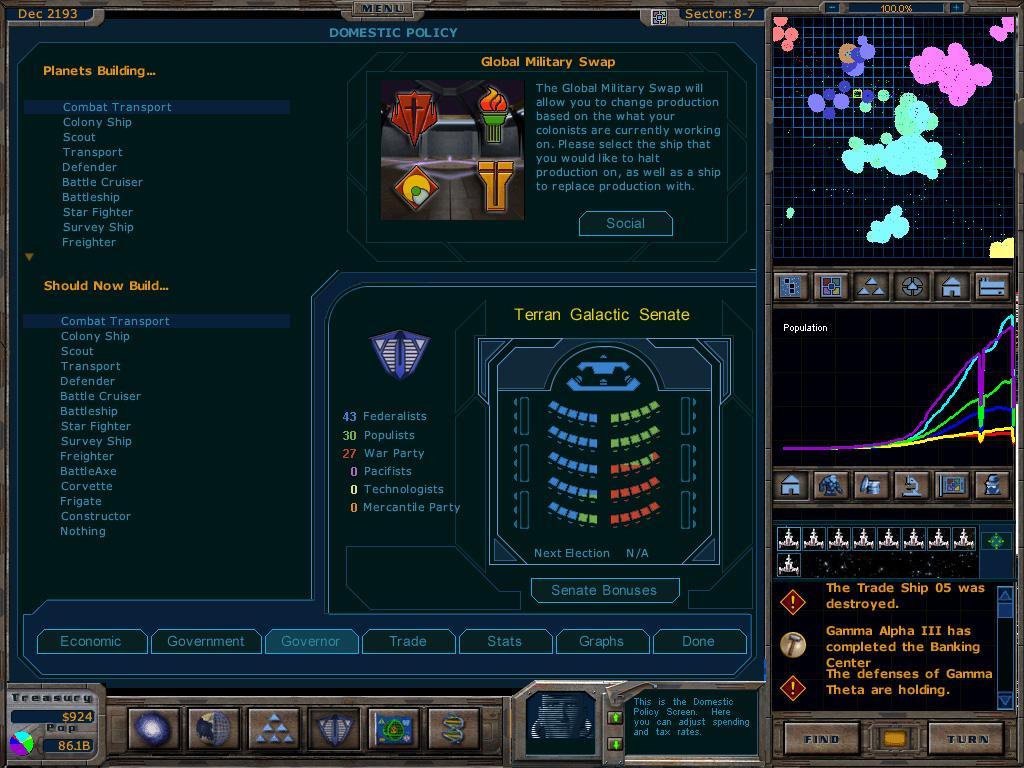 Galactic Civilizations (2003) — скриншот 7