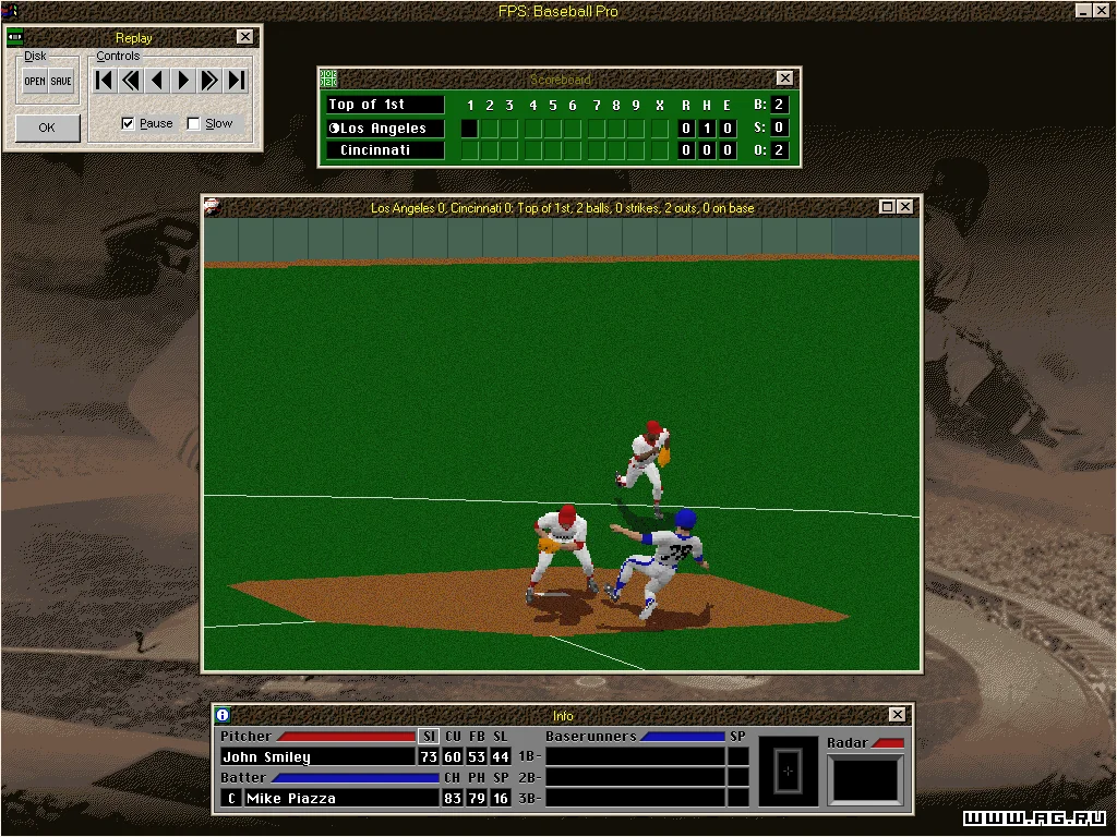 Front Page Sports: Baseball Pro '98 - кадр 7