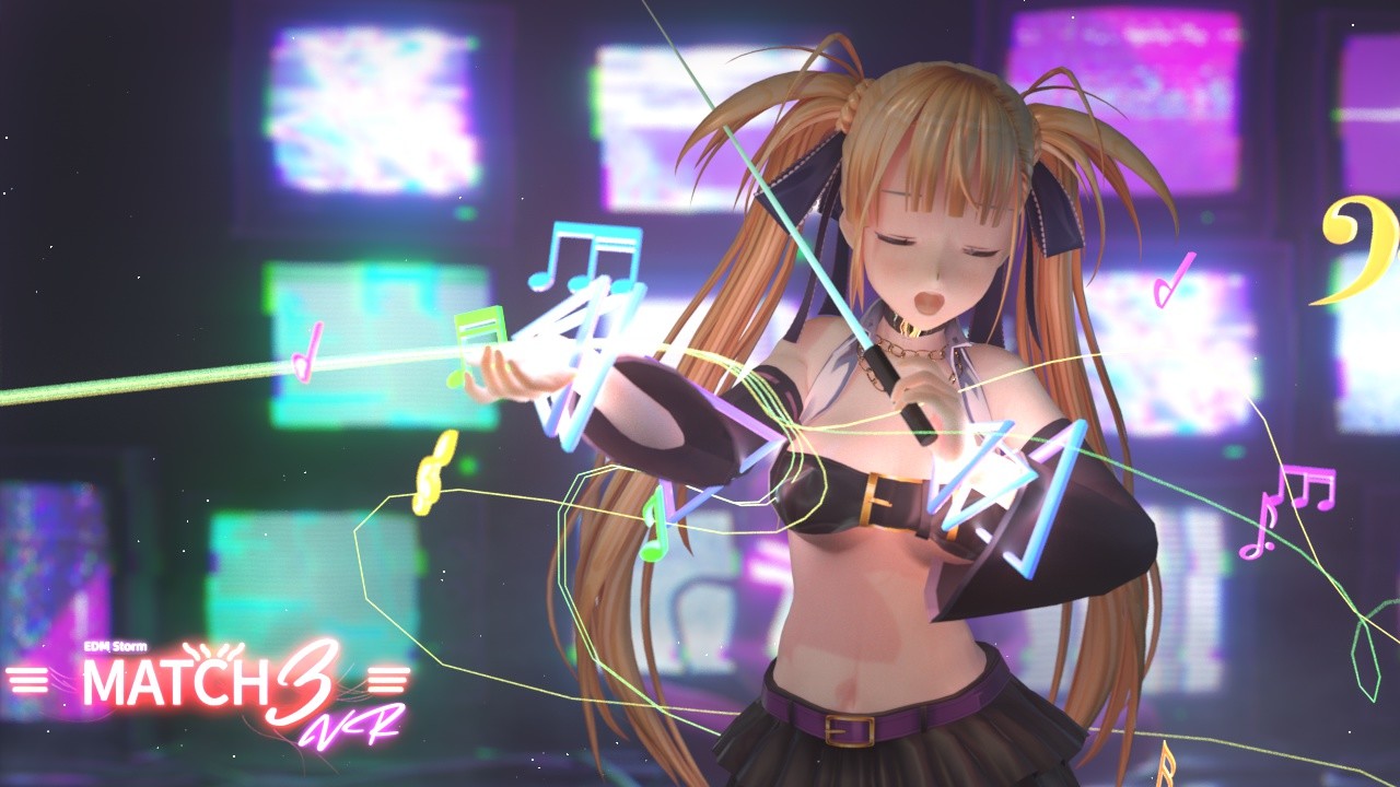 EDM Storm: Match 3 VR — скриншот 2