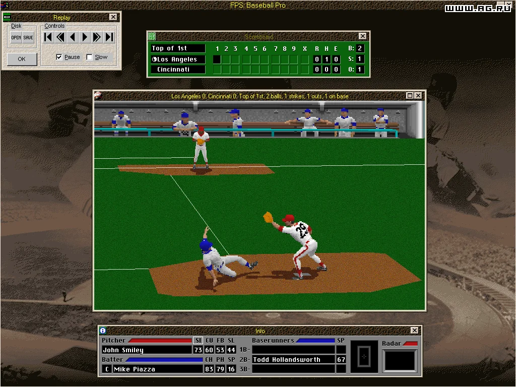 Front Page Sports: Baseball Pro '98 - кадр 1