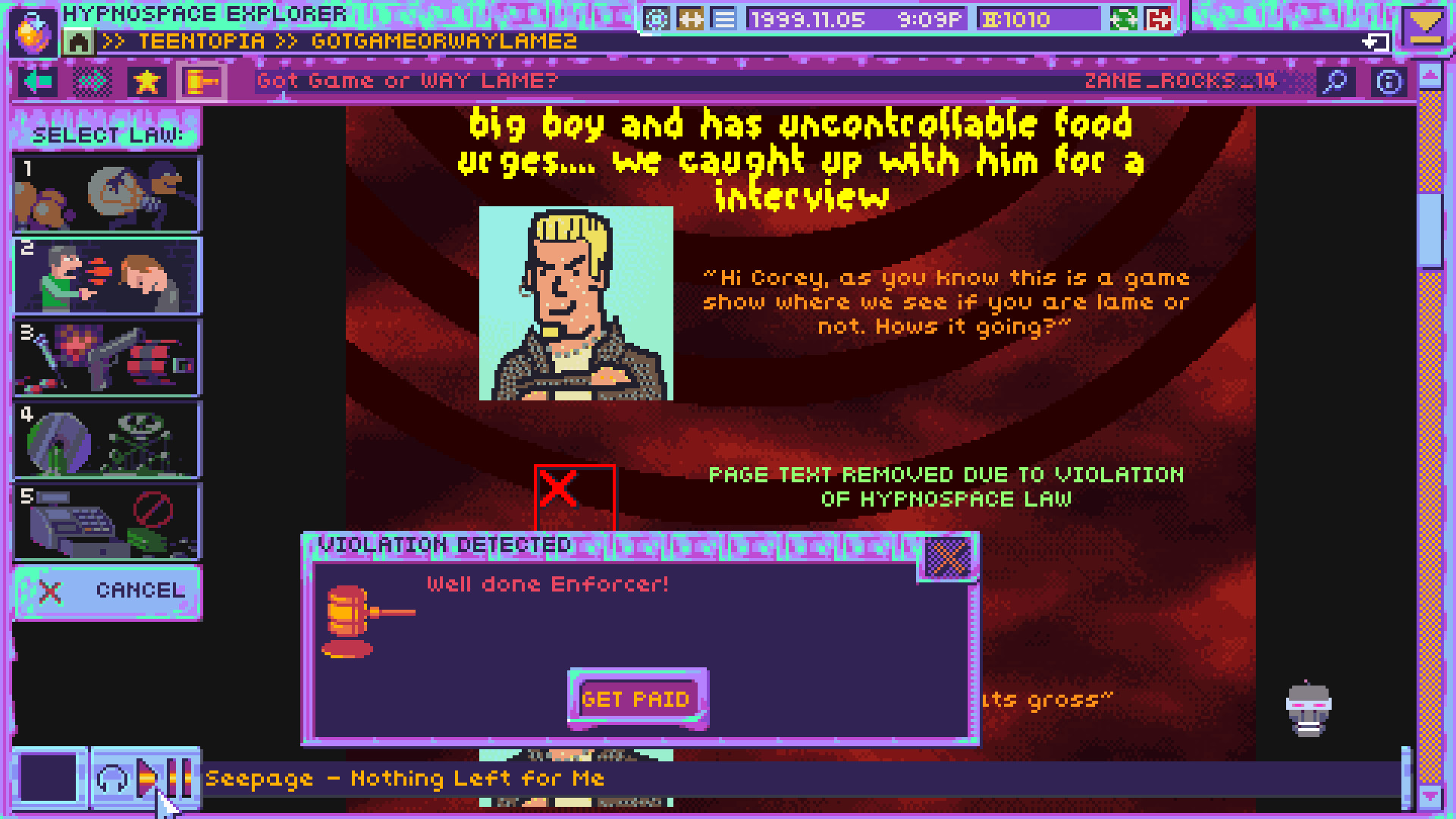 Hypnospace Outlaw — скриншот 5