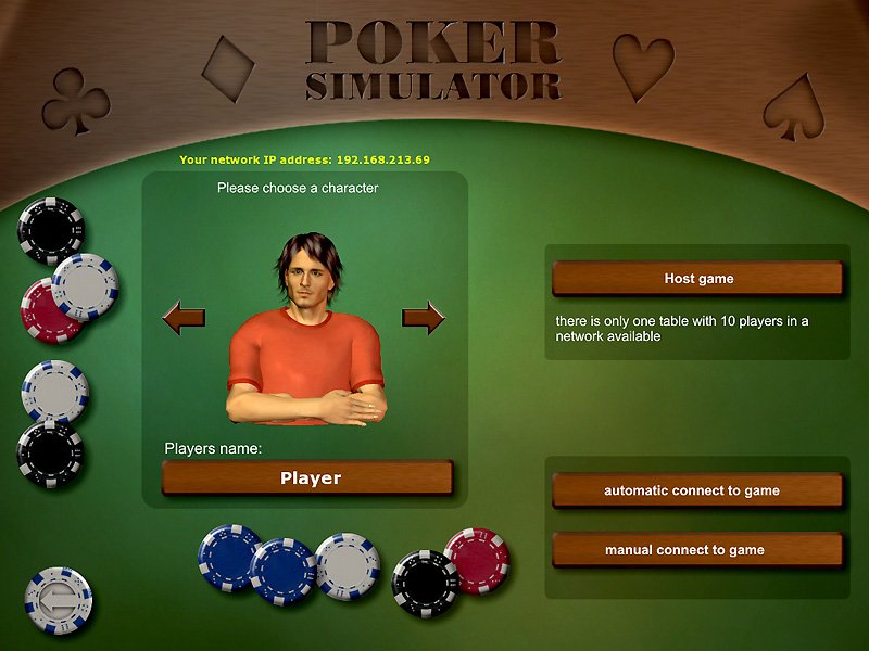 Poker Simulator — скриншот 1
