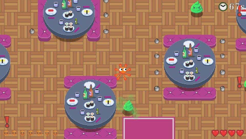 The HD Adventures of Rotating Octopus Character — скриншот 3