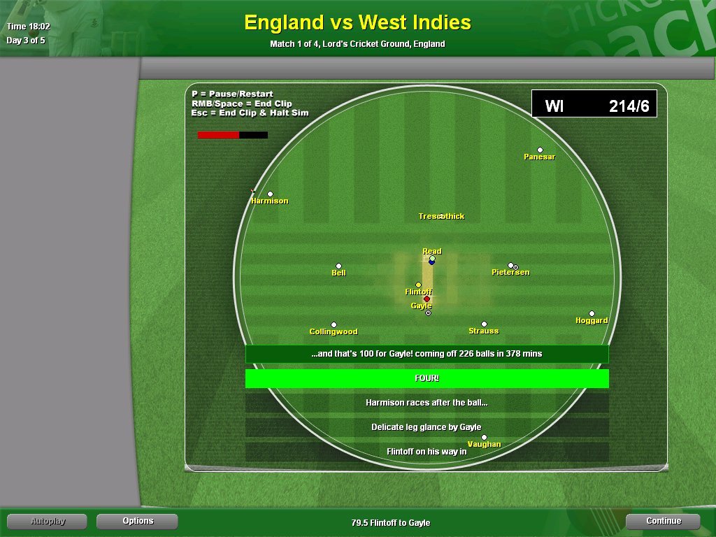 Cricket Coach 2007 — скриншот 4