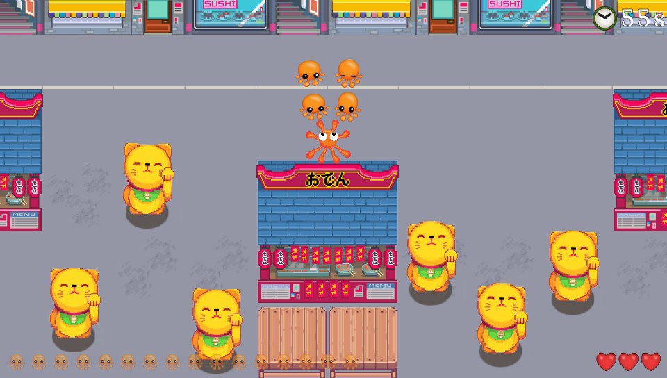 The HD Adventures of Rotating Octopus Character — скриншот 1