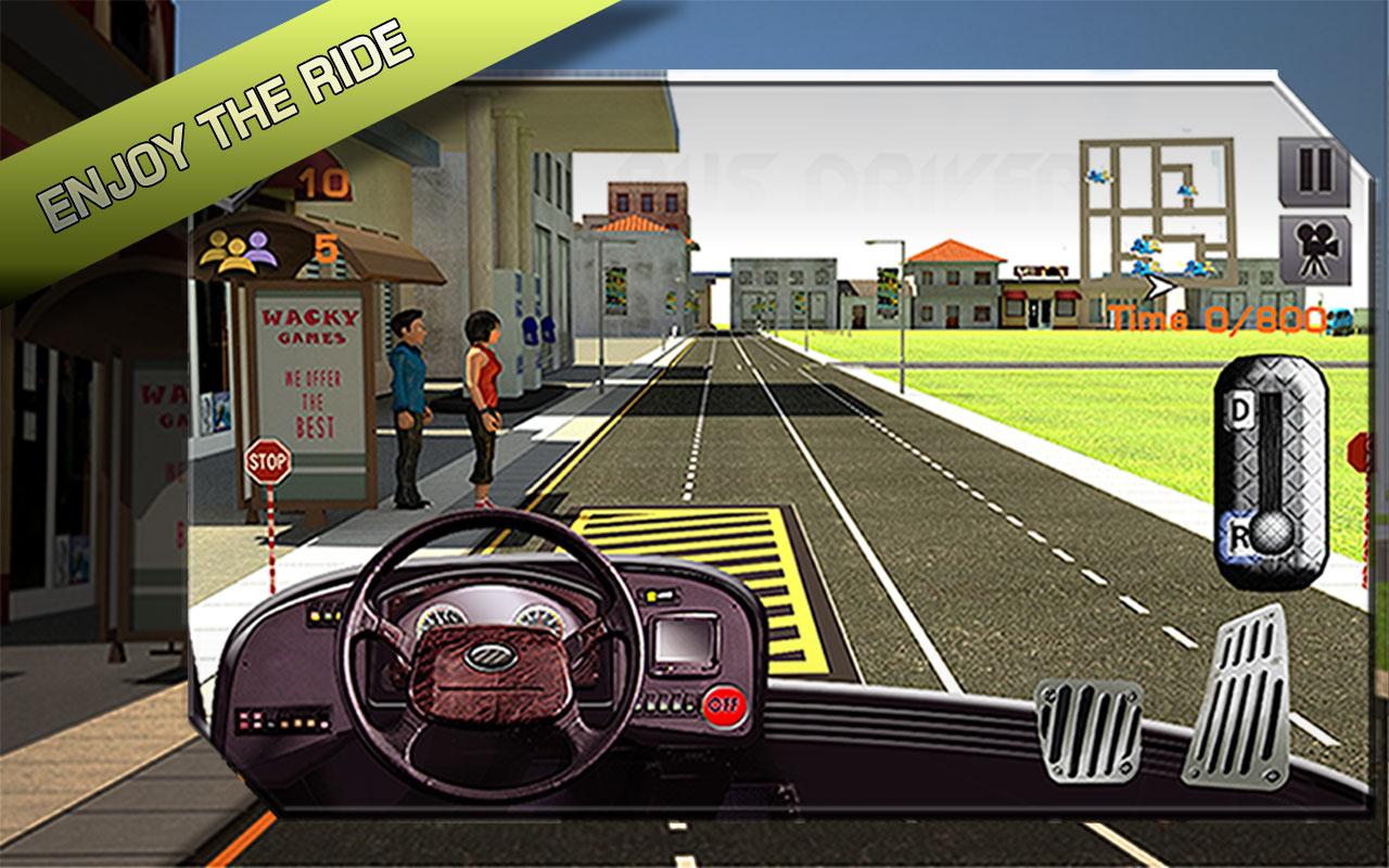 Bus Driver 3D Simulator — скриншот 1