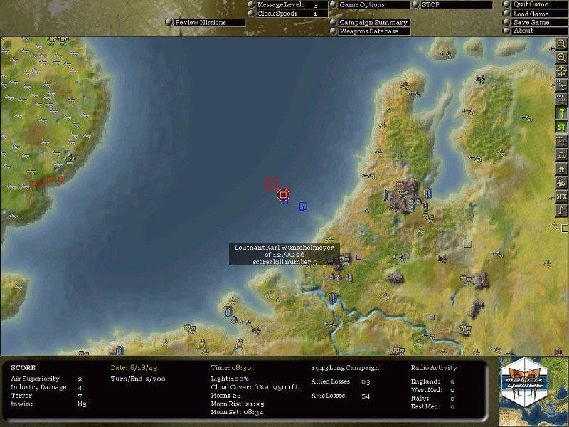 Gary Grigsby’s Eagle Day to Bombing of the Reich — скриншот 5