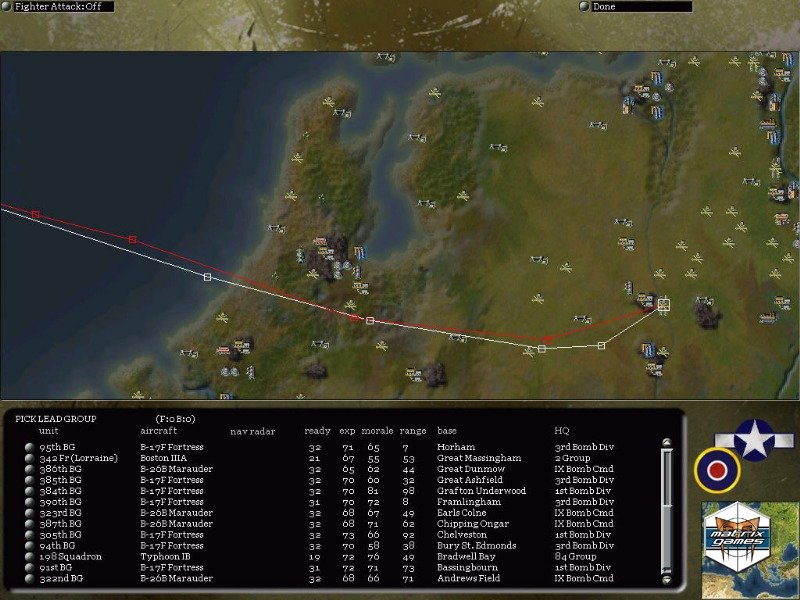 Gary Grigsby’s Eagle Day to Bombing of the Reich — скриншот 6