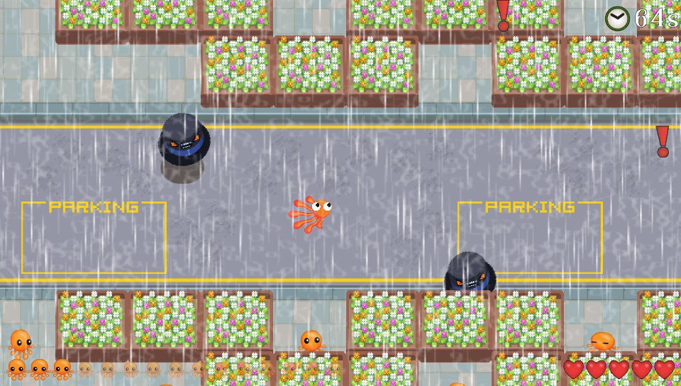 The HD Adventures of Rotating Octopus Character — скриншот 2