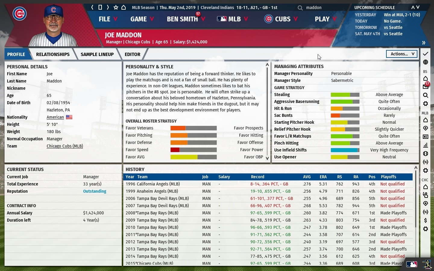 Out of the Park Baseball 20 — скриншот 1