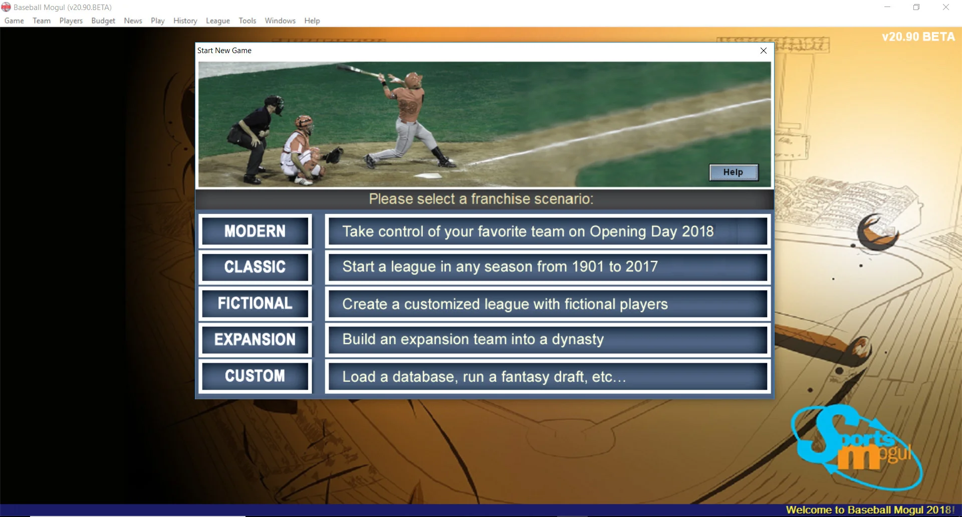 Baseball Mogul 2018 - кадр 9