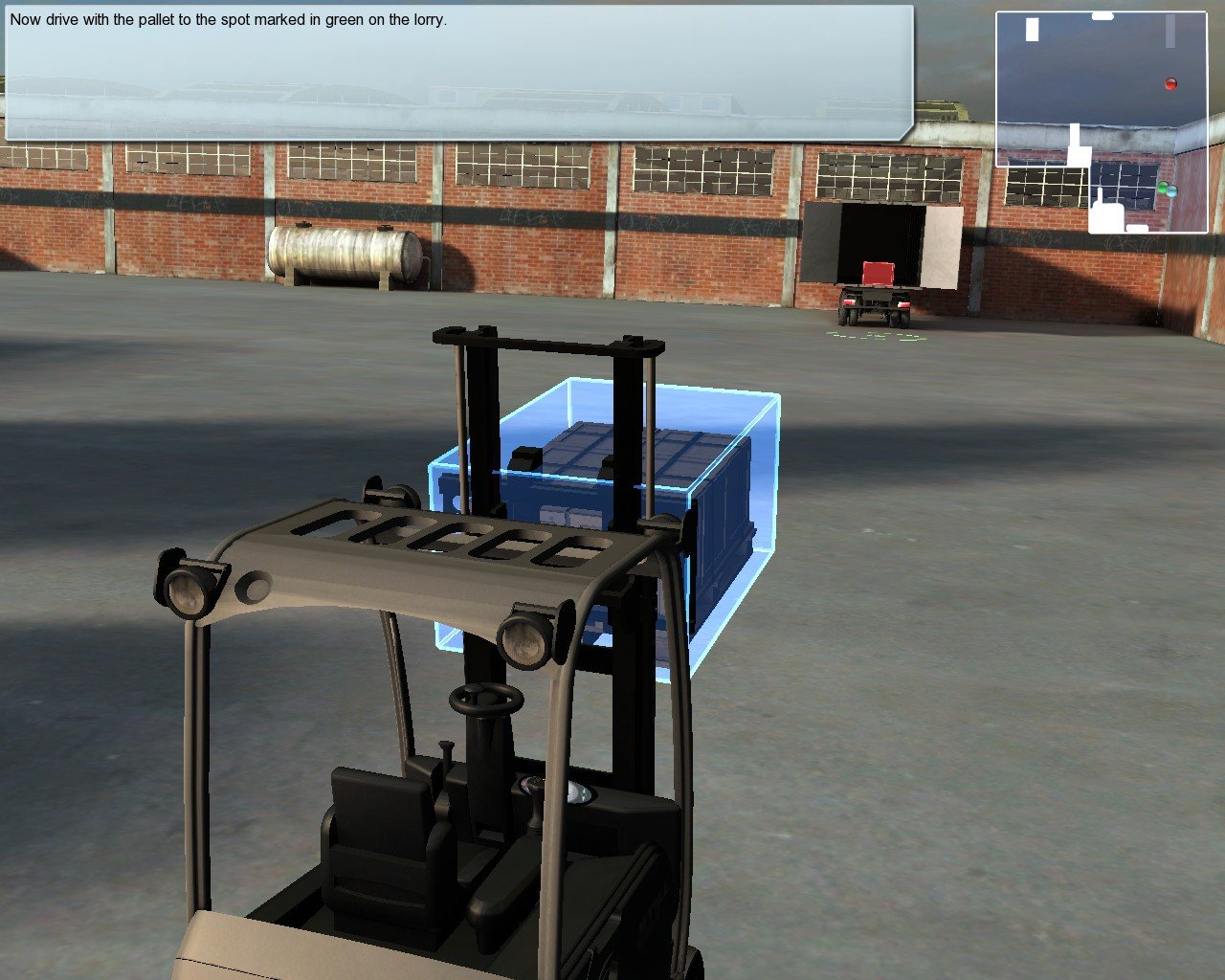 Forklift Truck Simulator 2009 — скриншот 3