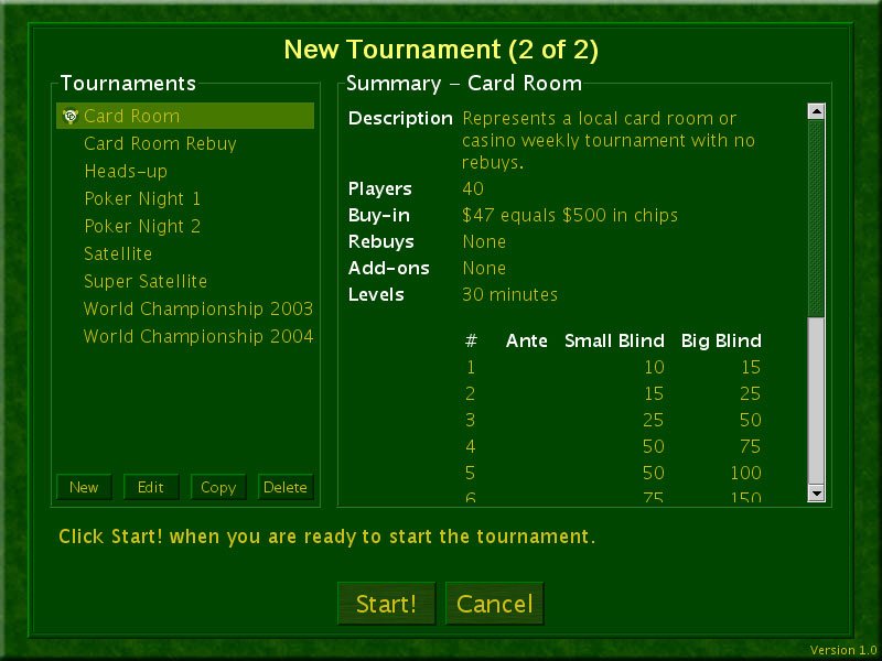 DD Tournament Poker: No Limit Texas Hold'em - кадр 1
