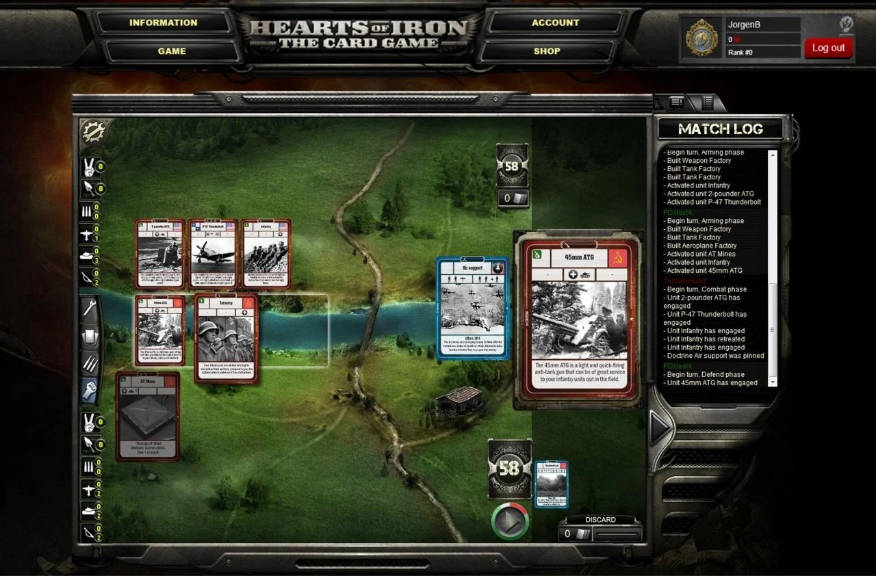 Hearts of Iron: The Card Game - кадр 3