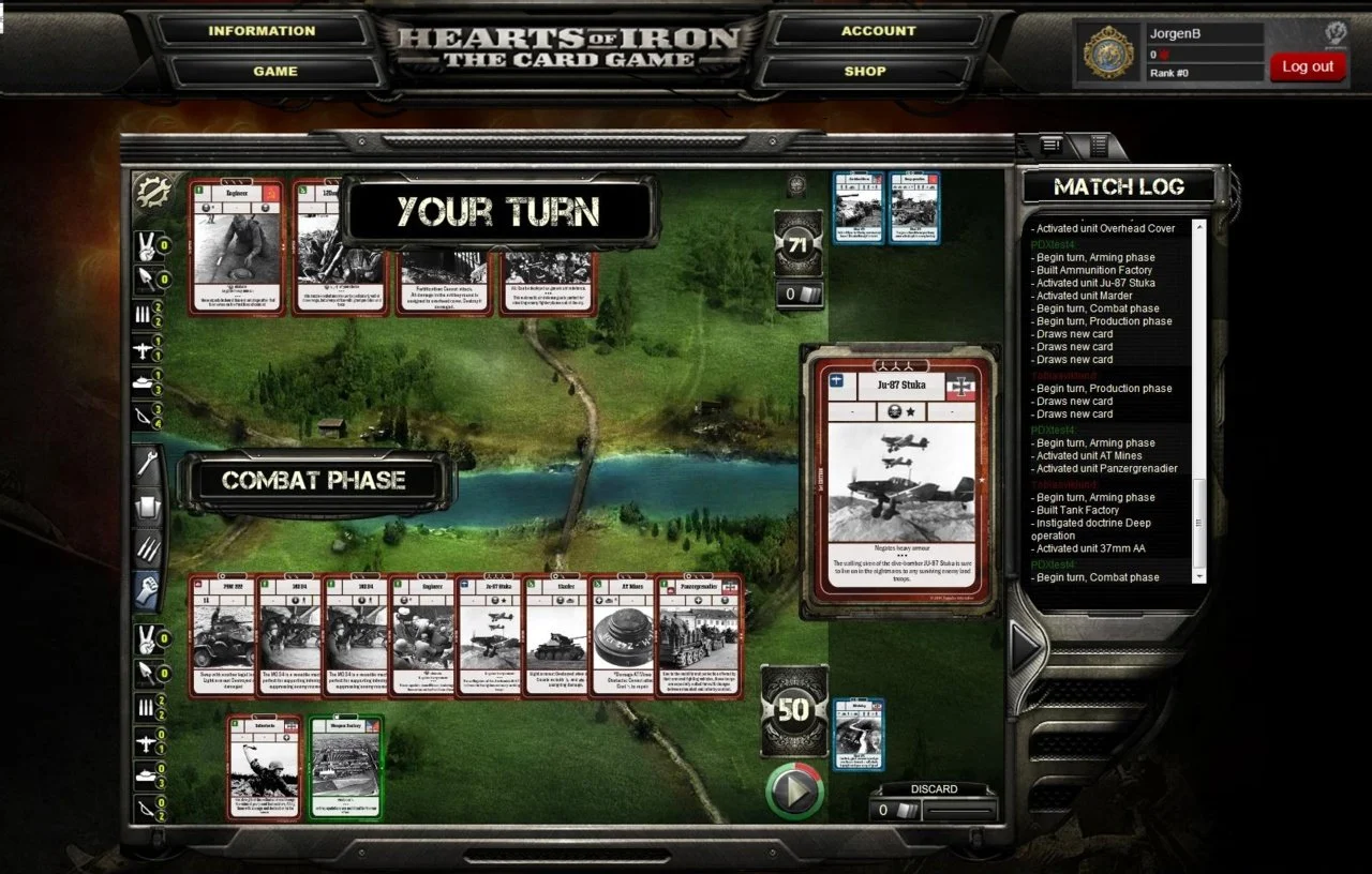 Hearts of Iron: The Card Game - кадр 2