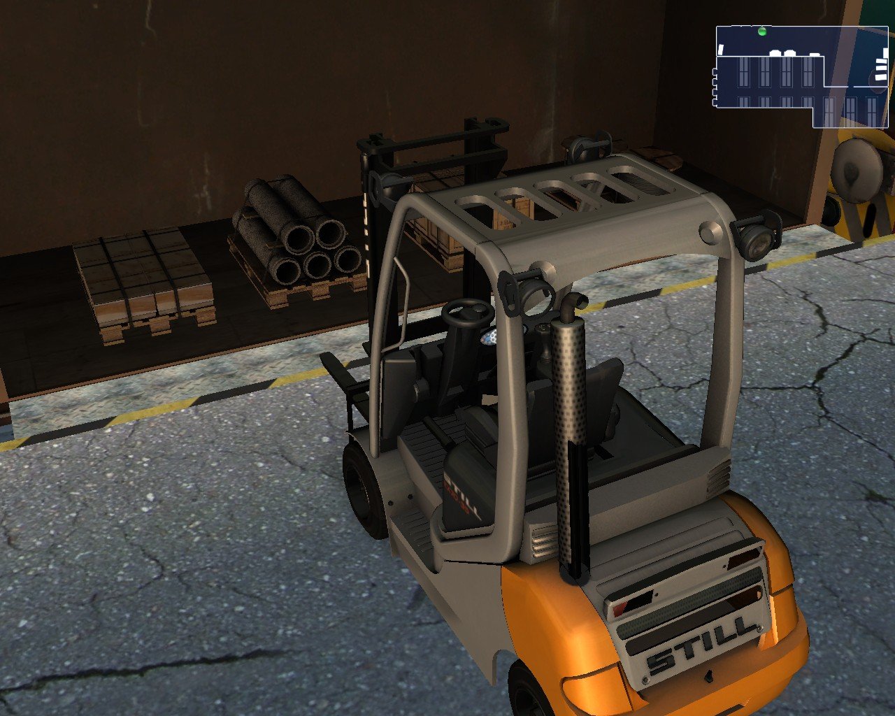 Forklift Truck Simulator 2009 — скриншот 8