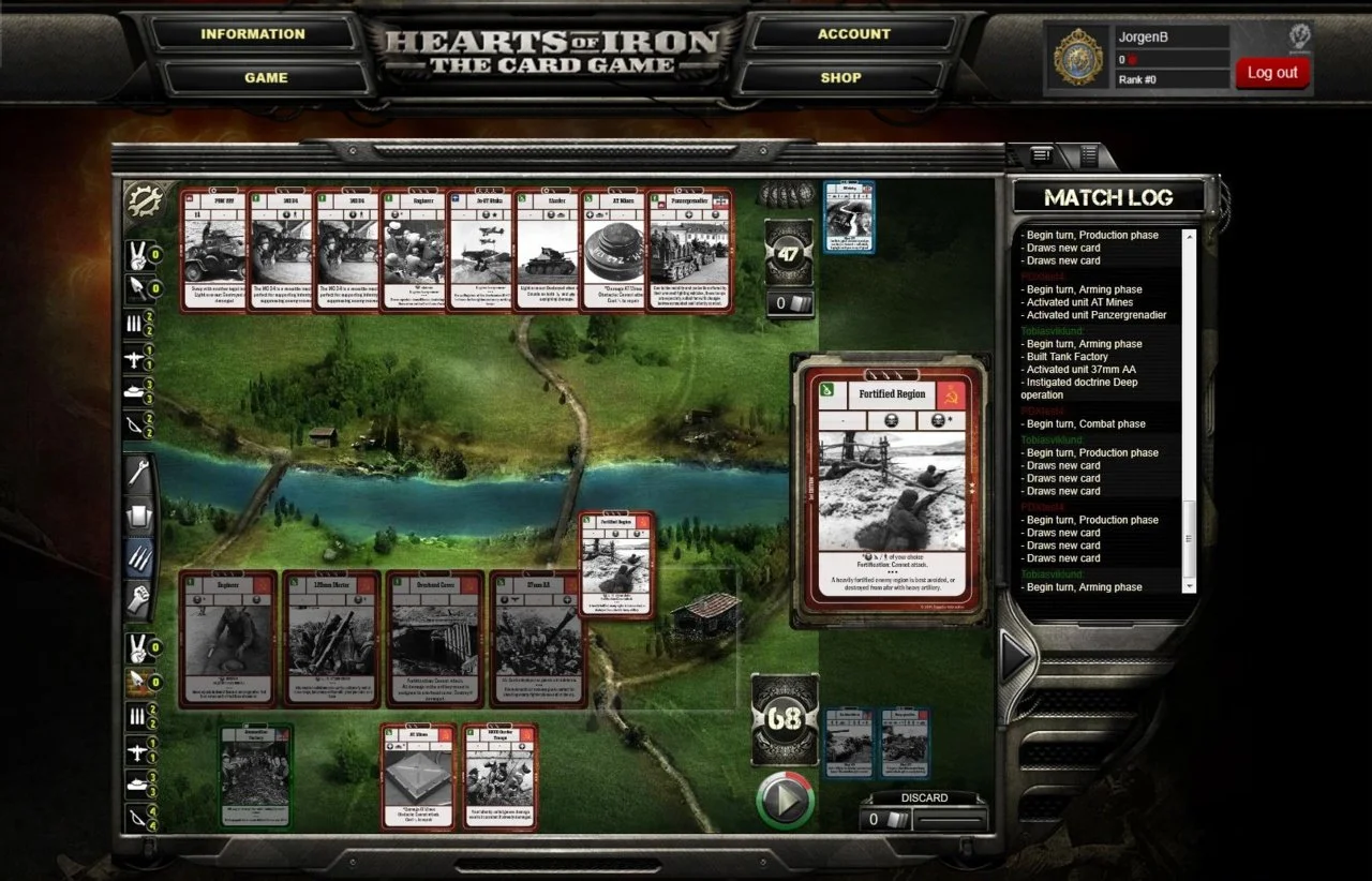 Hearts of Iron: The Card Game - кадр 1