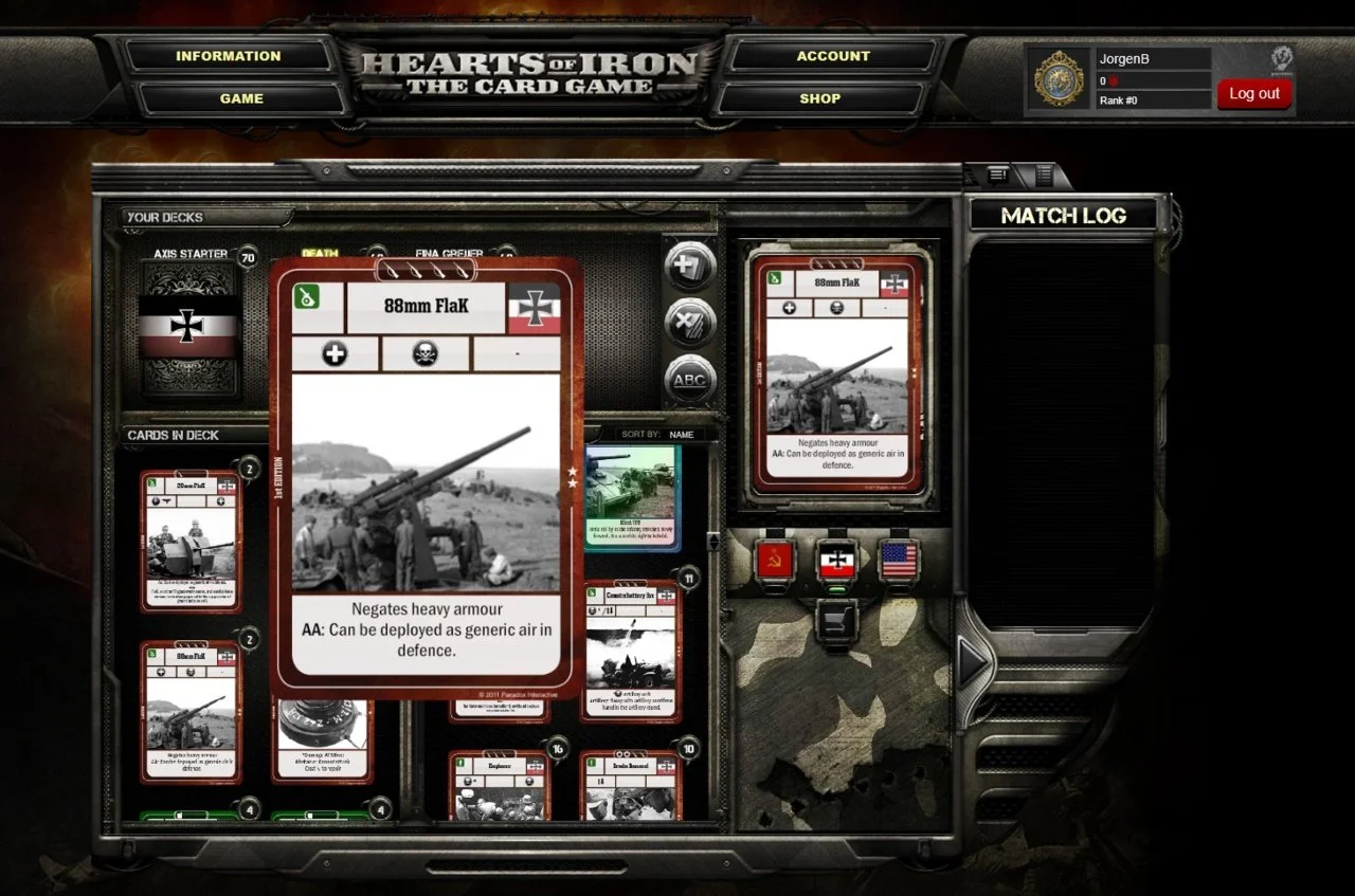 Hearts of Iron: The Card Game - кадр 5