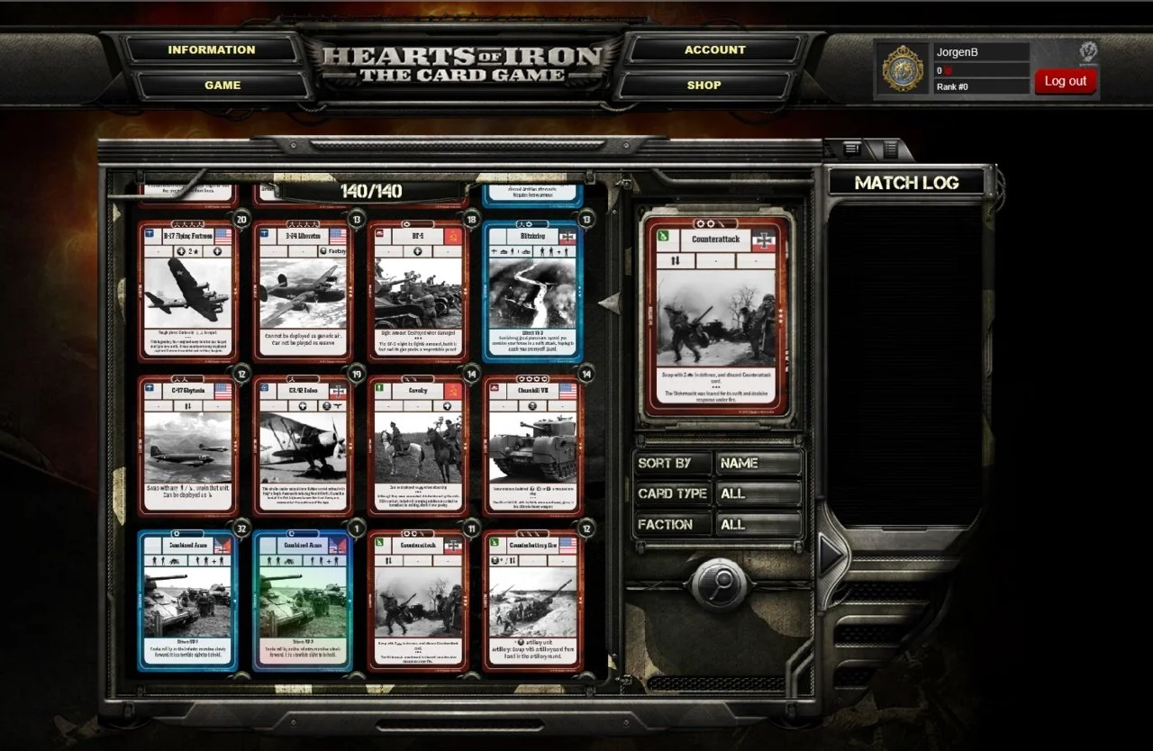 Hearts of Iron: The Card Game - кадр 4