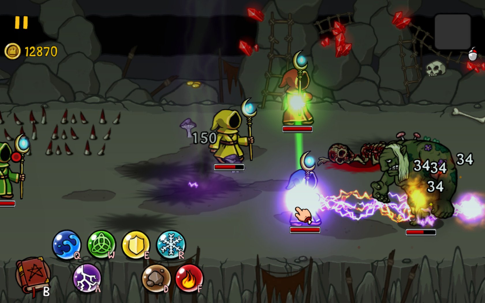 Magicka: Wizards of the Square Tablet — скриншот 3