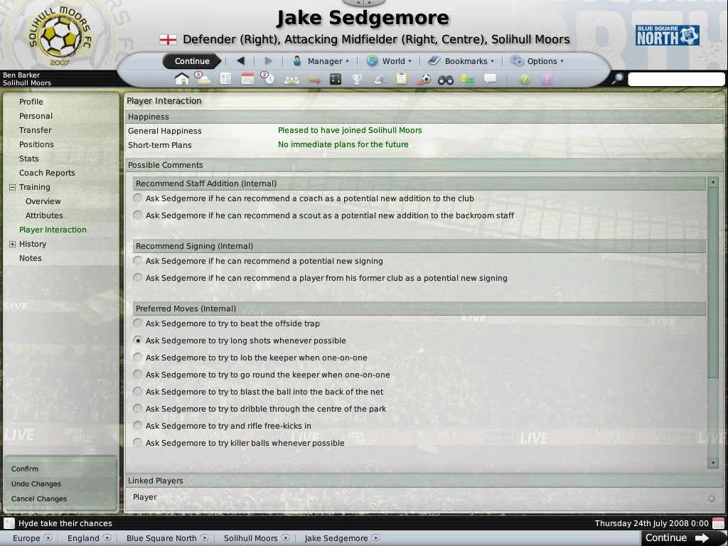 Football Manager 2009 - кадр 10