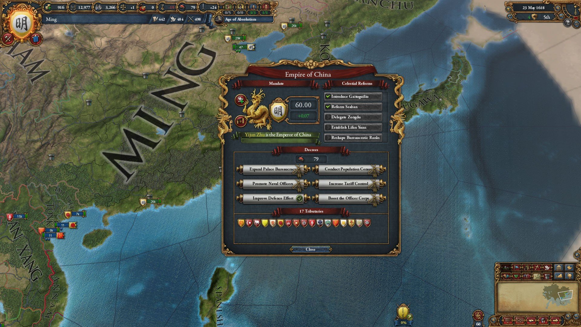 Europa Universalis IV: Mandate of Heaven — скриншот 8