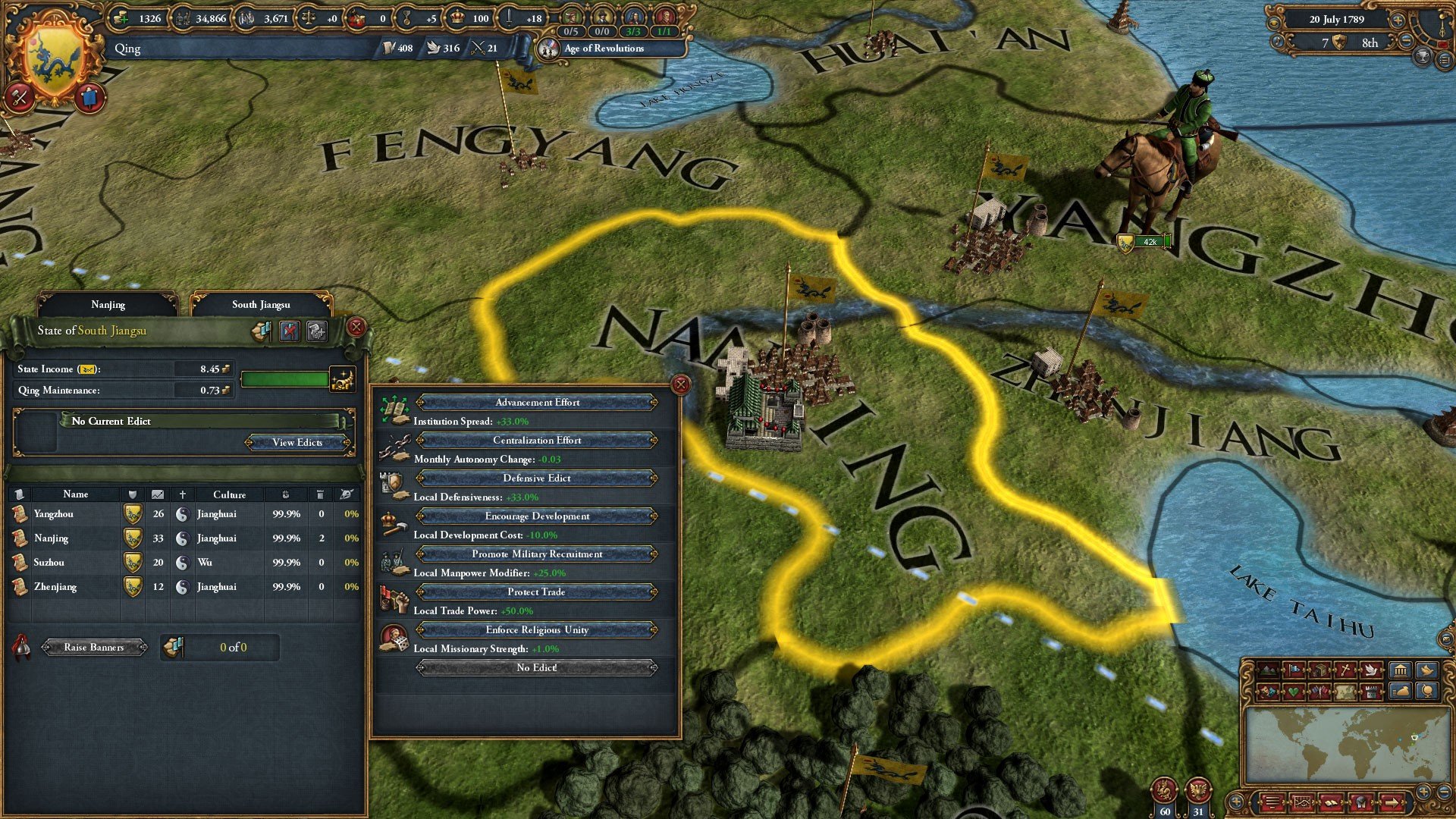 Europa Universalis IV: Mandate of Heaven — скриншот 3