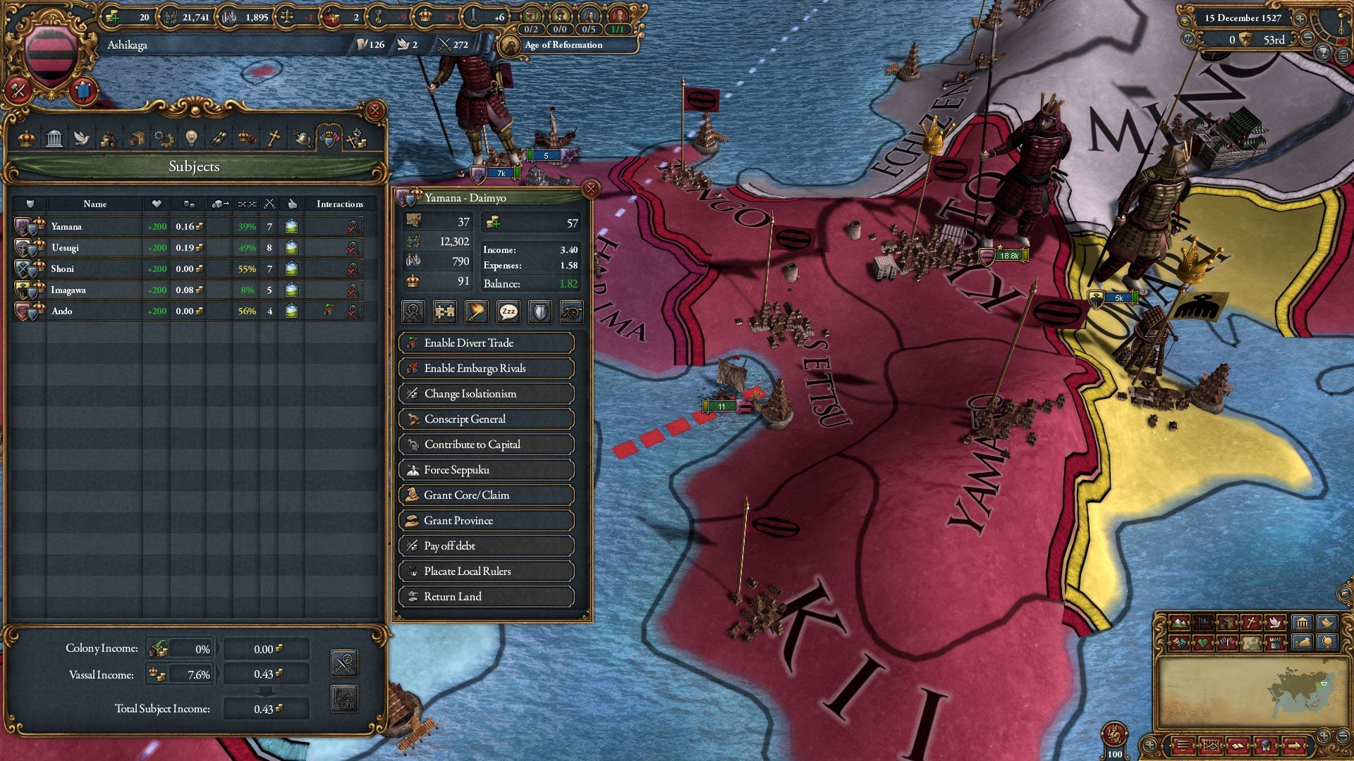 Europa Universalis IV: Mandate of Heaven — скриншот 6