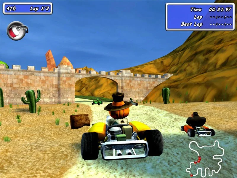 Moorhuhn Kart Thunder - кадр 1