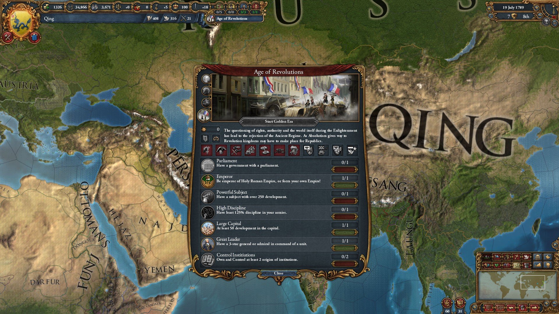Europa Universalis IV: Mandate of Heaven — скриншот 4