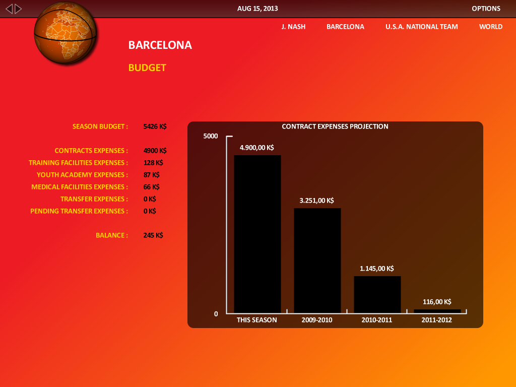World Basketball Manager 2013 — скриншот 5