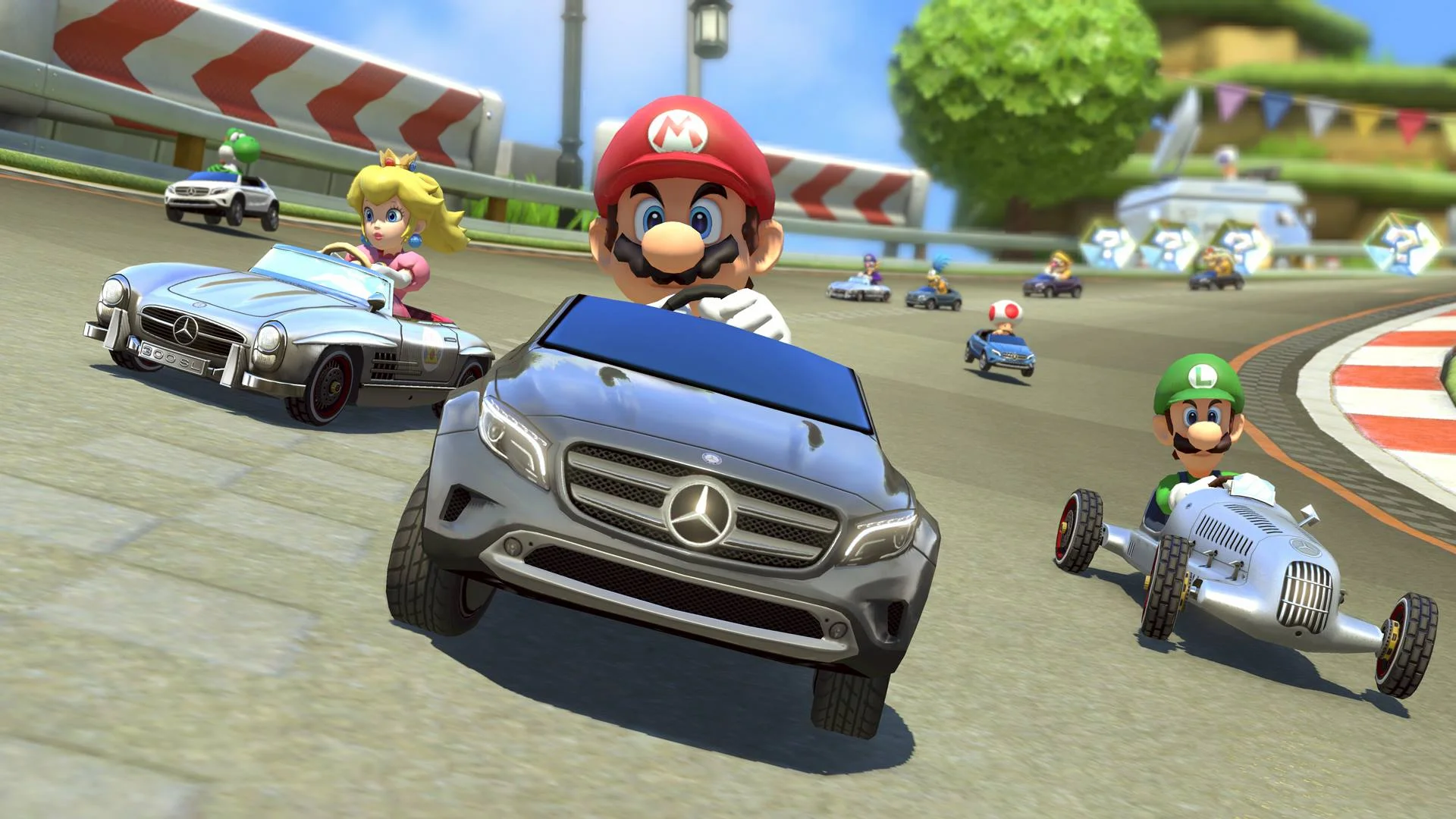 Mario Kart 8: Mercedes-Benz – обзоры и оценки, описание, даты выхода DLC,  официальный сайт игры