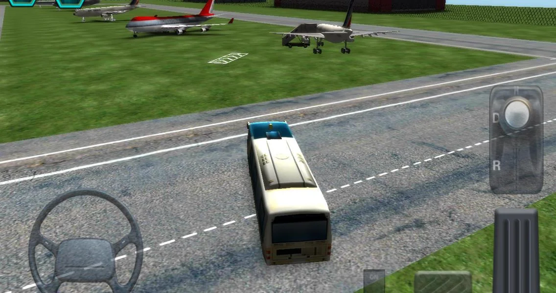3D Airport Bus Parking - кадр 2