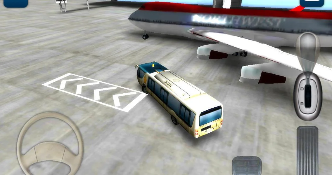 3D Airport Bus Parking - кадр 4