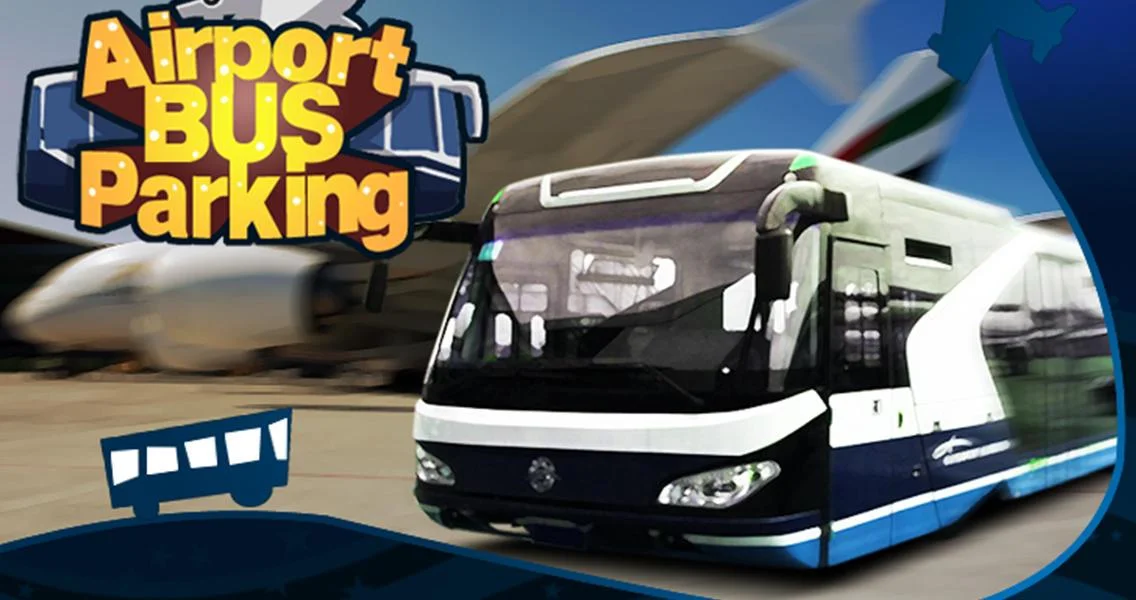 3D Airport Bus Parking - кадр 1