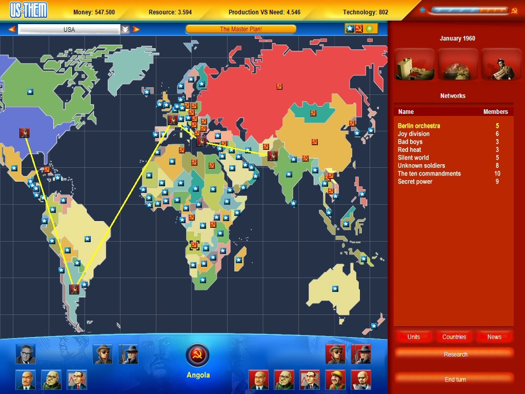 Us and Them: Cold War — скриншот 1
