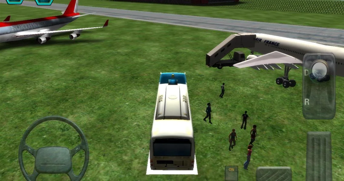 3D Airport Bus Parking - кадр 6