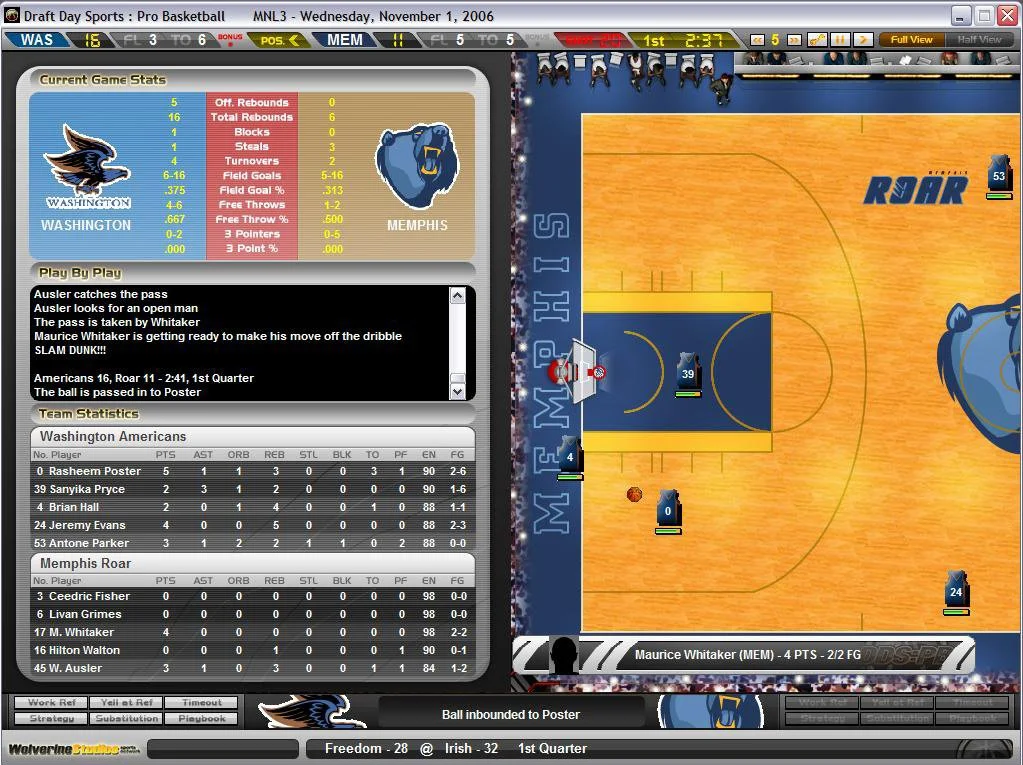 Draft Day Sports: Pro Basketball - кадр 8