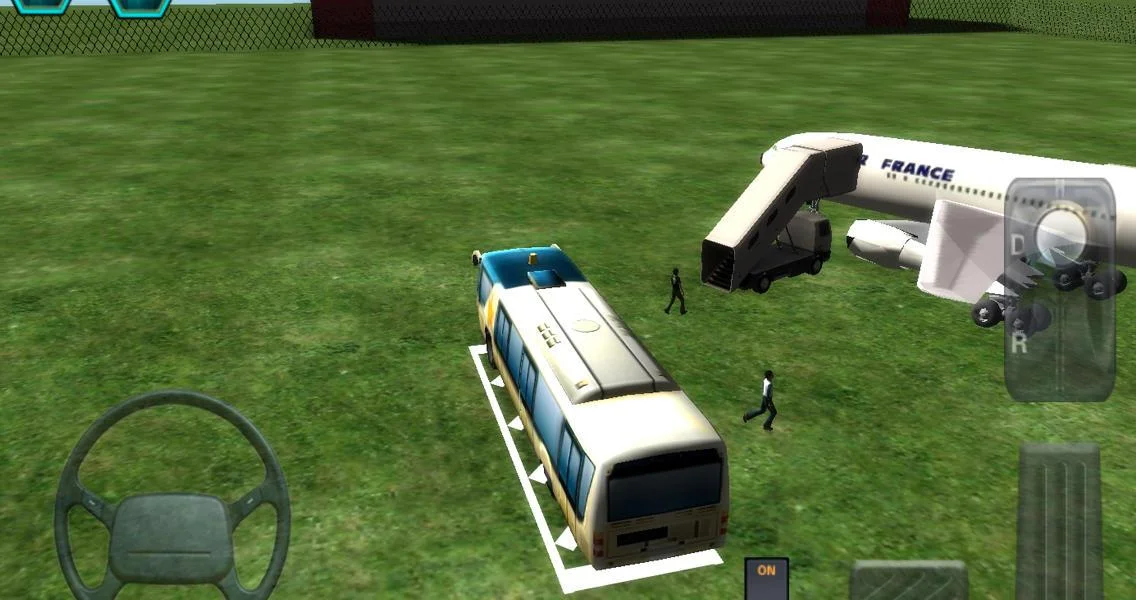 3D Airport Bus Parking - кадр 3