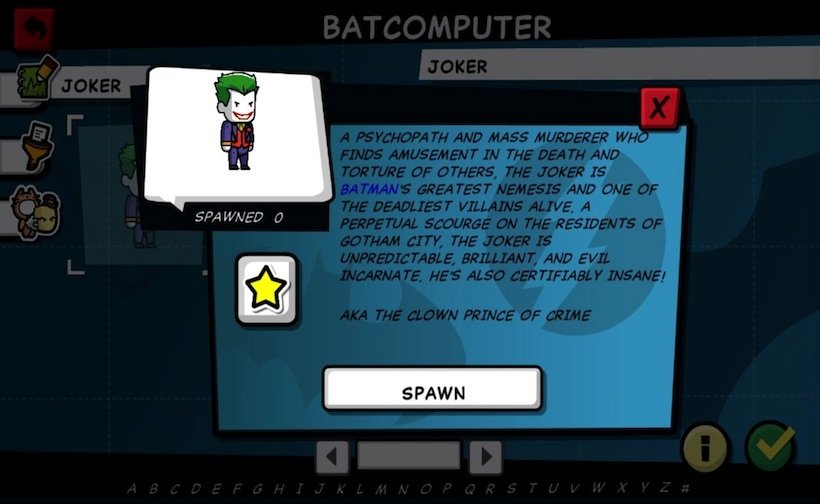 Scribblenauts Unmasked: A DC Comics Adventure — скриншот 2